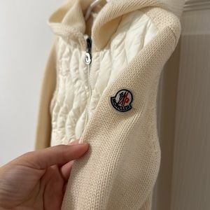 MONCLER ZIP SWEATER